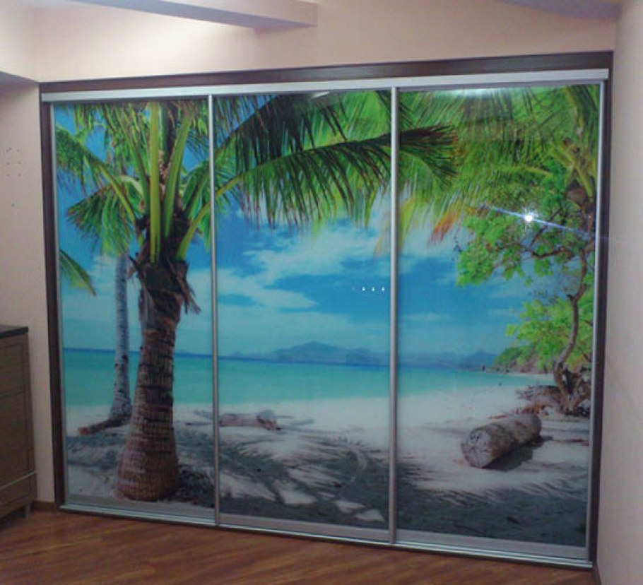 Шкаф купе с фотопечатью