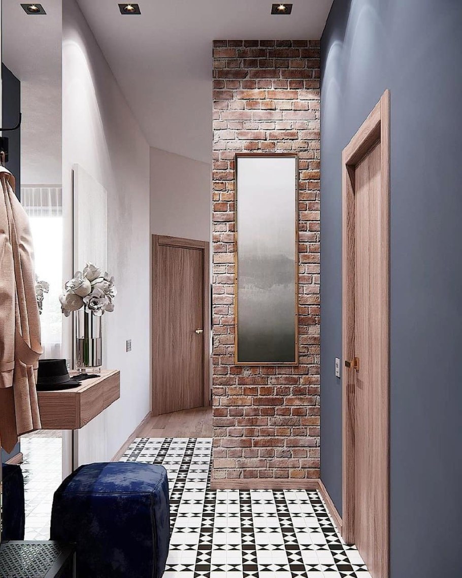 Желтая прихожая