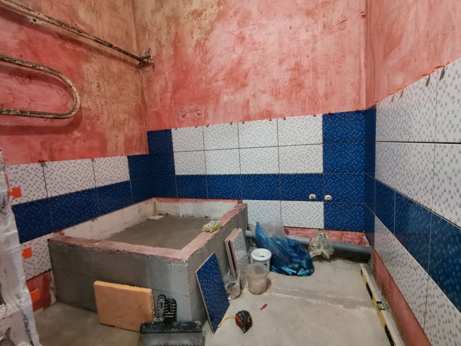 Черновая отделка ванной комнаты