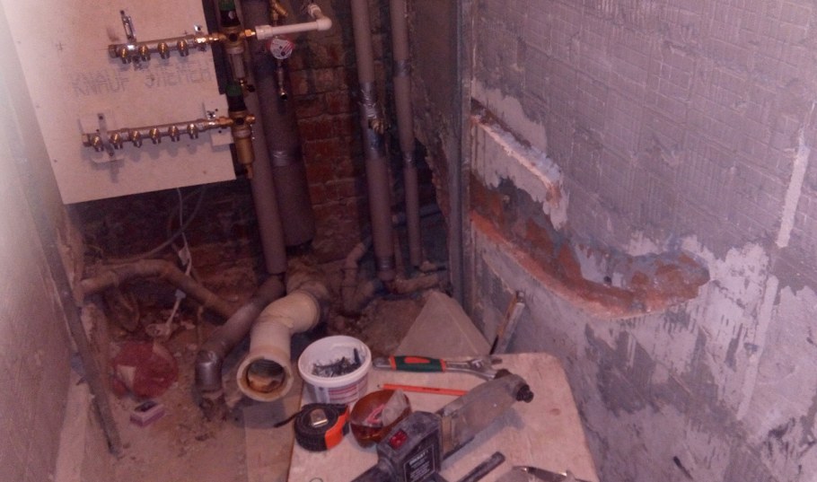 Санузел в хрущевке своими руками