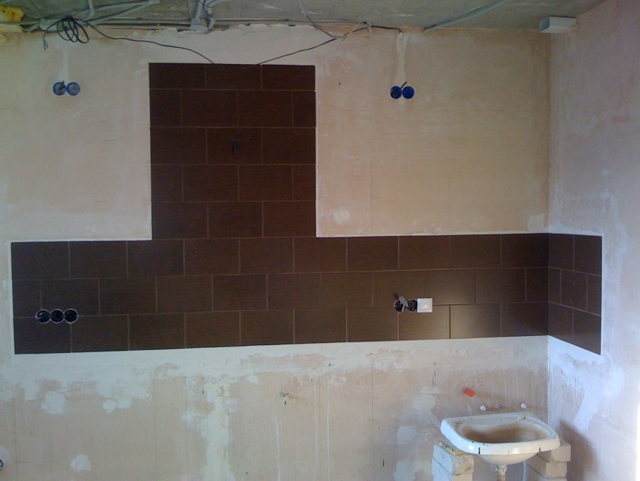 Укладка фартука под вытяжку