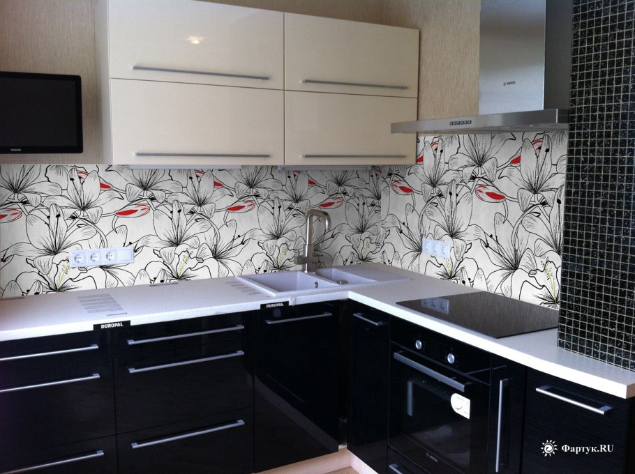 Арабески мозаика на фартук