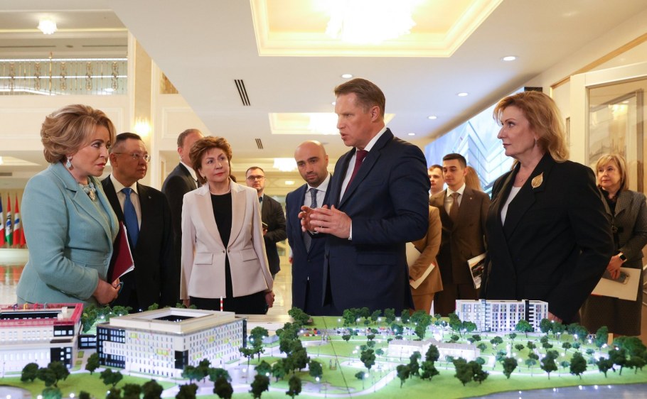 Визит Матвиенко в Таганрог в 2021 году