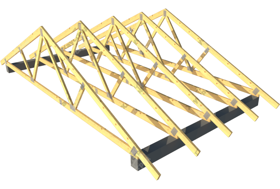 Стпопильная система двускатной крыши