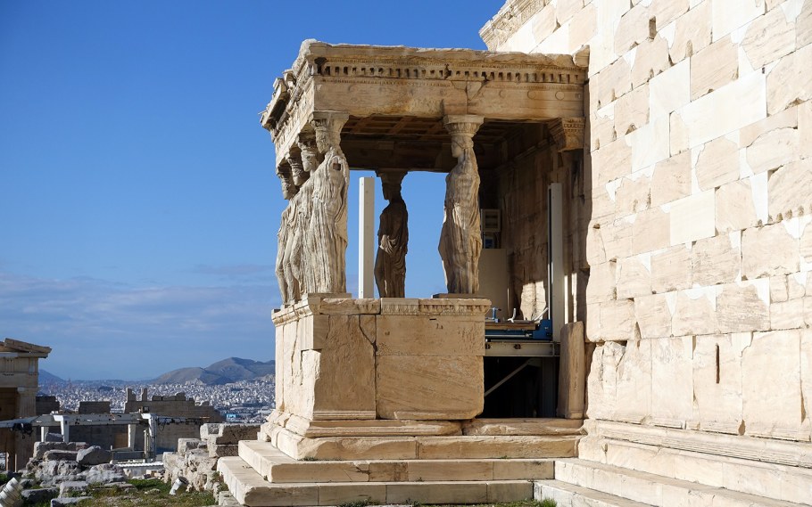Портик кариатид храма Эрехтейон