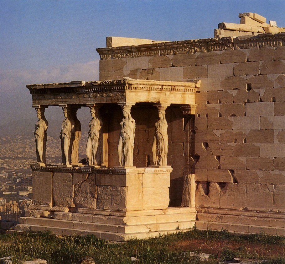 Храм портик кариатид Эрехтейона