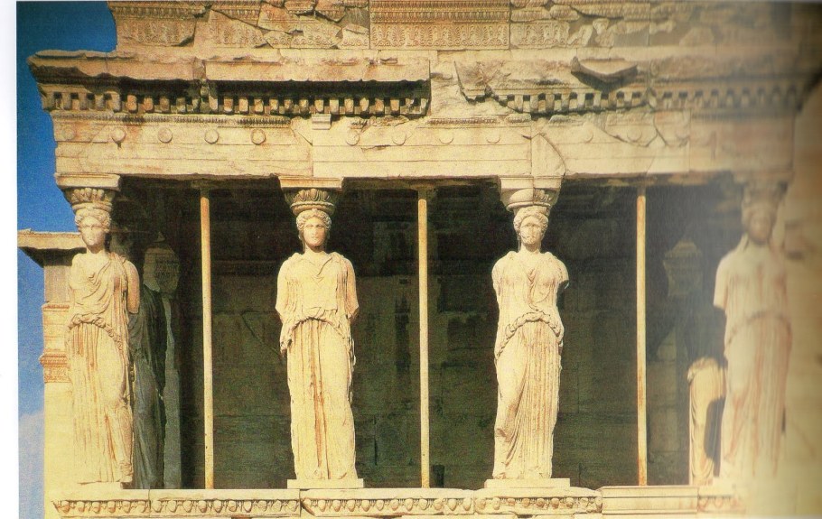 Храм портик кариатид Эрехтейона