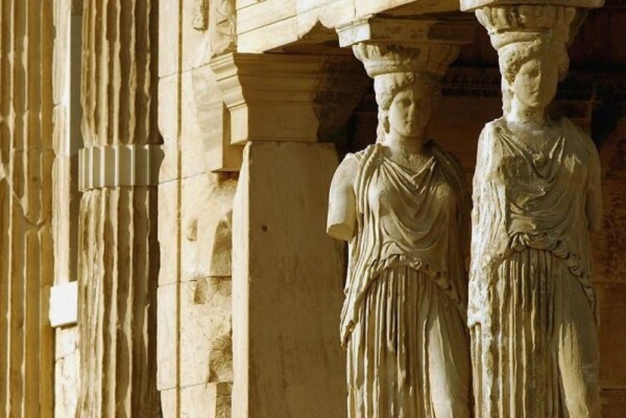 Кариатиды Акрополь Афины реконструкция