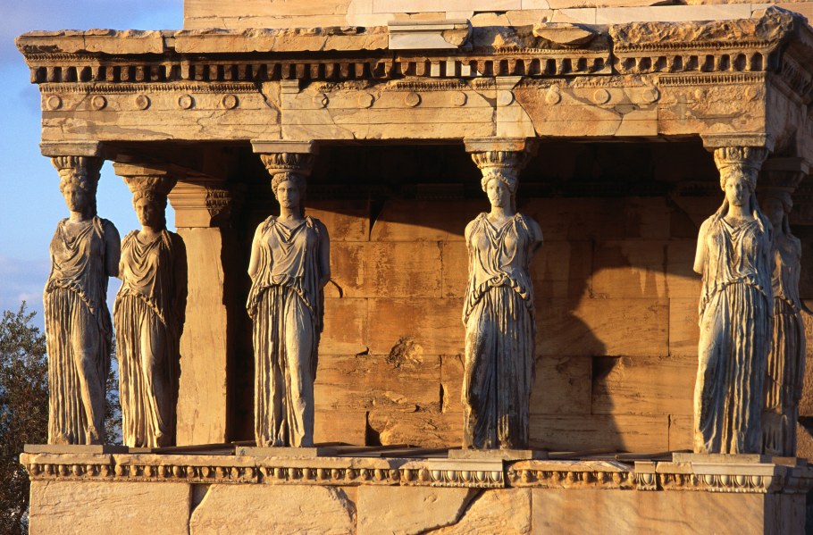 Афинский Акрополь Парфенон Эрехтейон