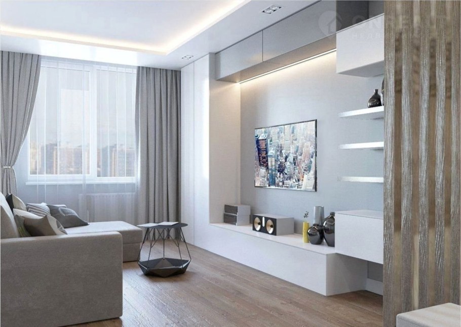 Интерьер 1 комнатной квартиры