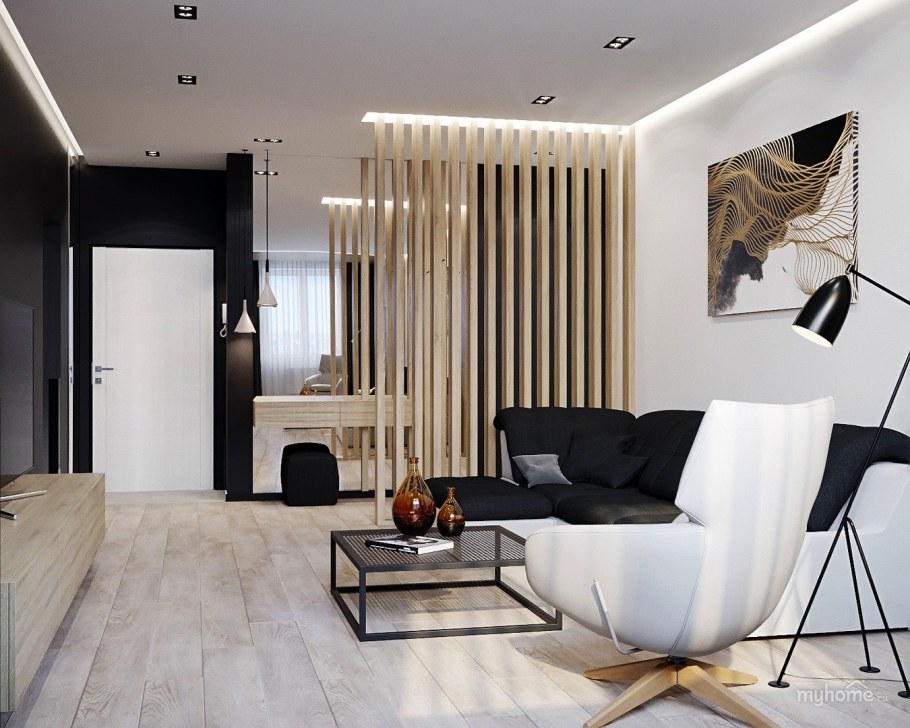 Интерьеры однокомнатных квартир в современном стиле