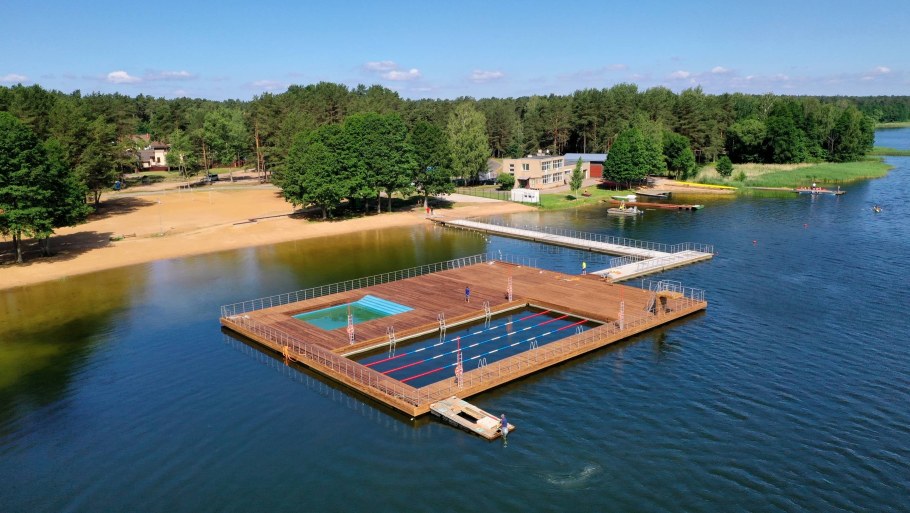 Стропское озеро пляж