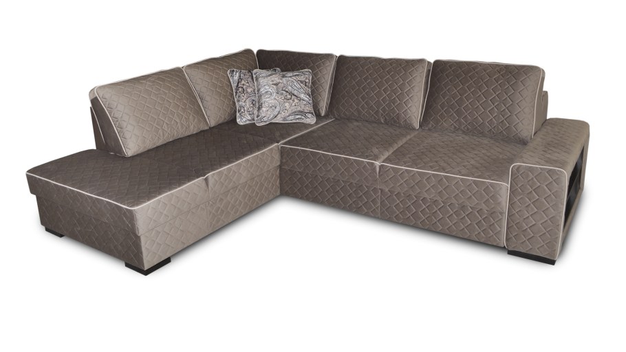 Энджой угловой диван с пуфом