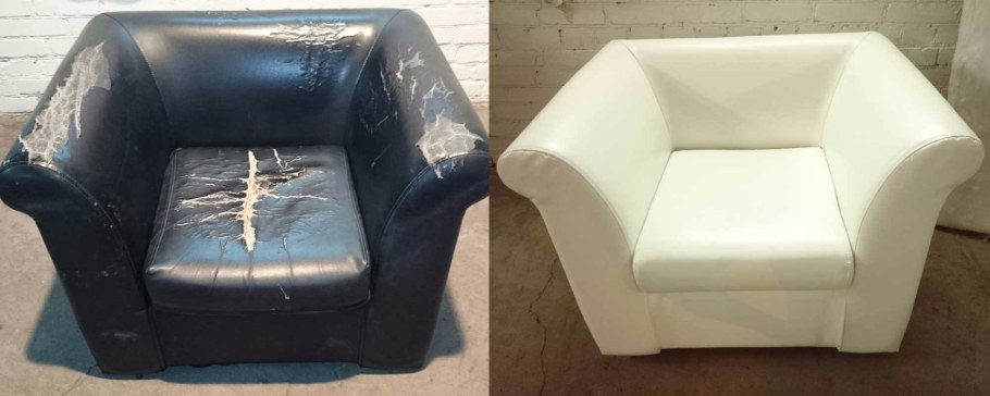 Переобивка кресла