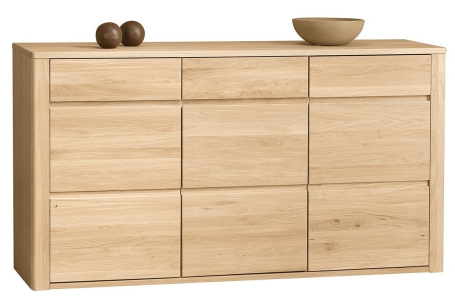 Орландо комод-витрина сонома-белый глянец Памир