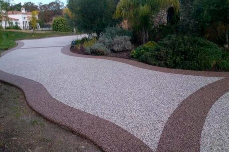 Каменный ковер полимер кварцевое покрытие