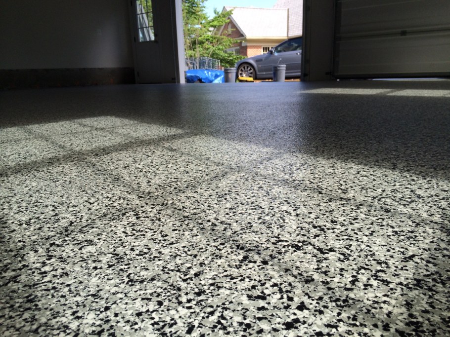 Щебеночный пол в гараже