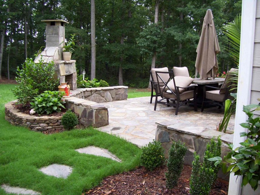 Место для мангала на даче