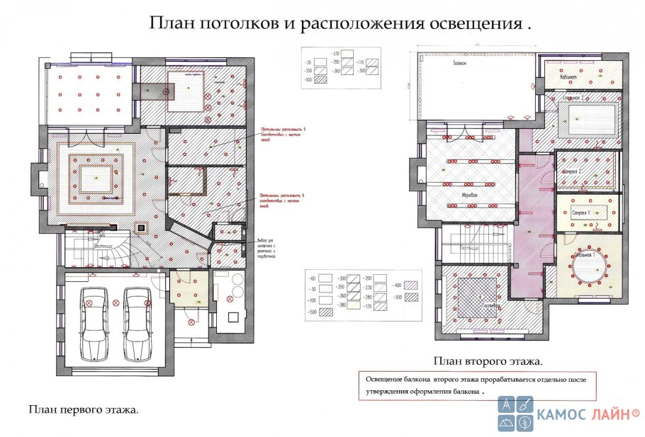 Проект освещения квартиры