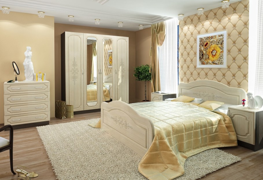 Спальня роза диа беж