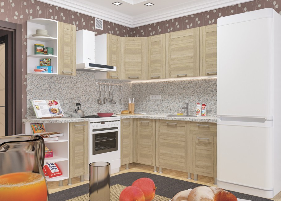 Модульные кухни Столплит вишня