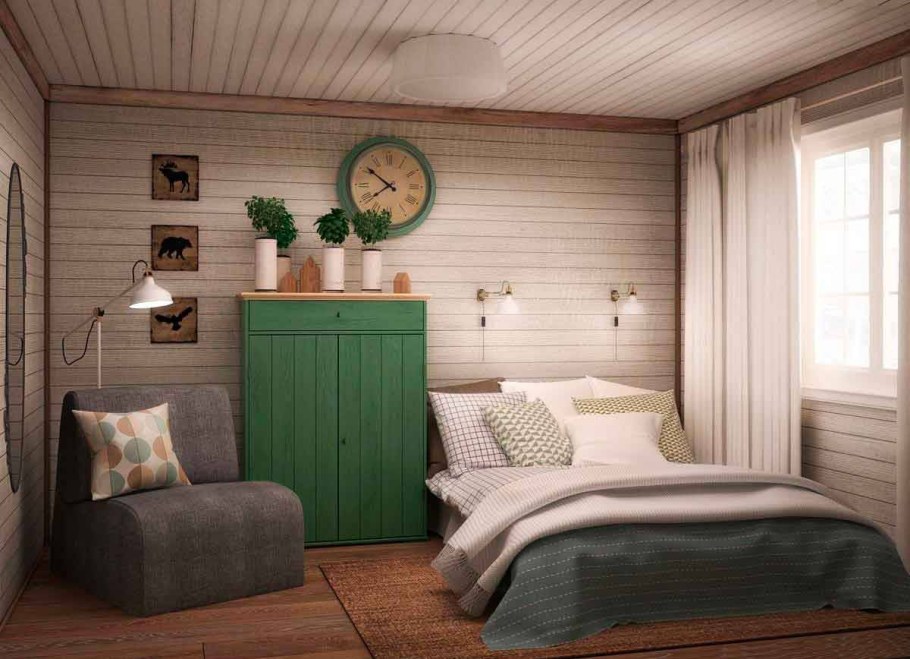 Кухня в деревянном доме