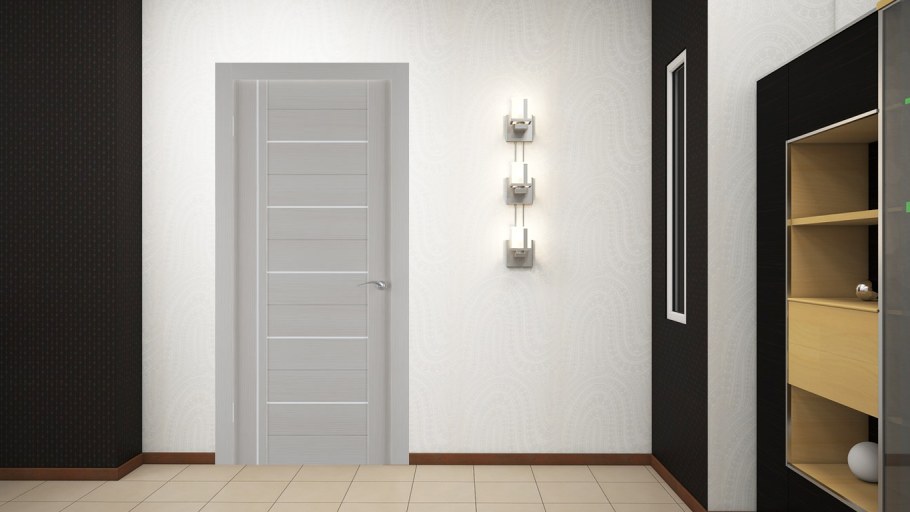 Зеленые двери межкомнатные