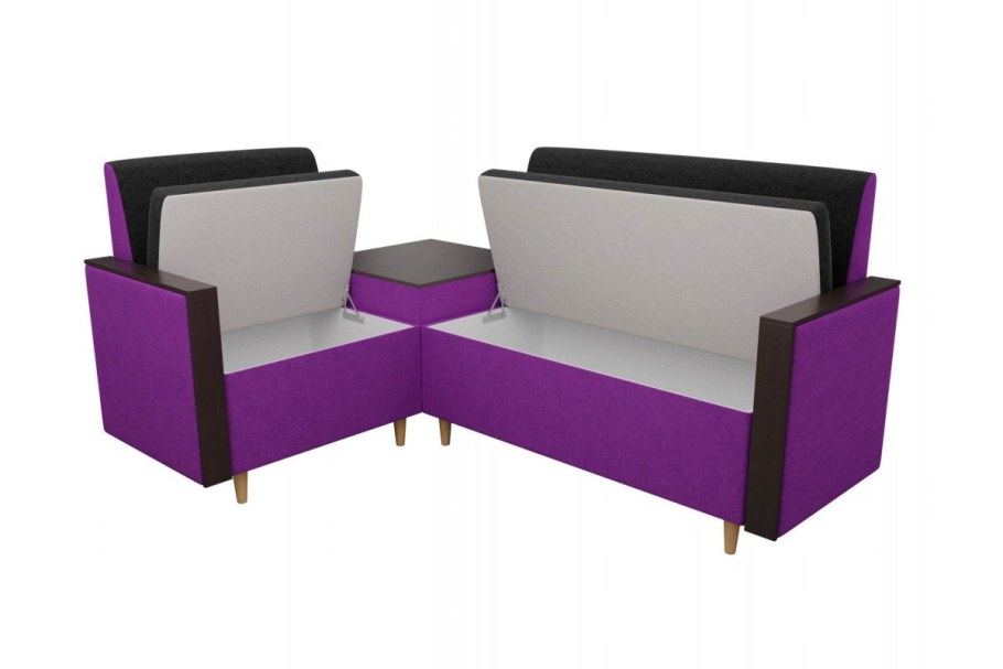 Кухонный уголок сиреневый