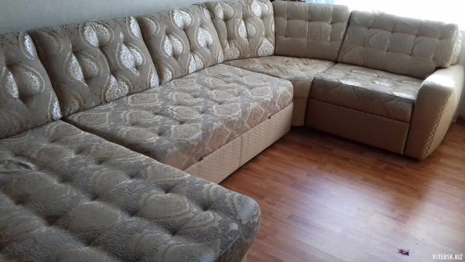 Илона диван 3-х местный Франц раскладной механизм крем 2уп