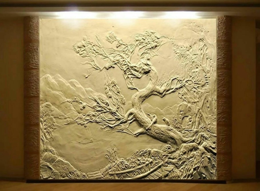 Панно из декоративной штукатурки