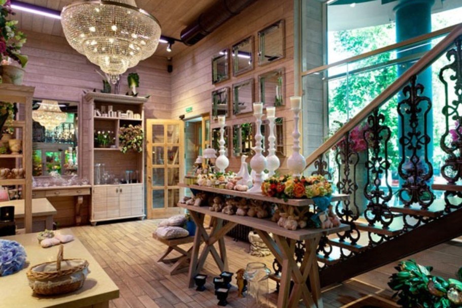 Цветочный бутик интерьер