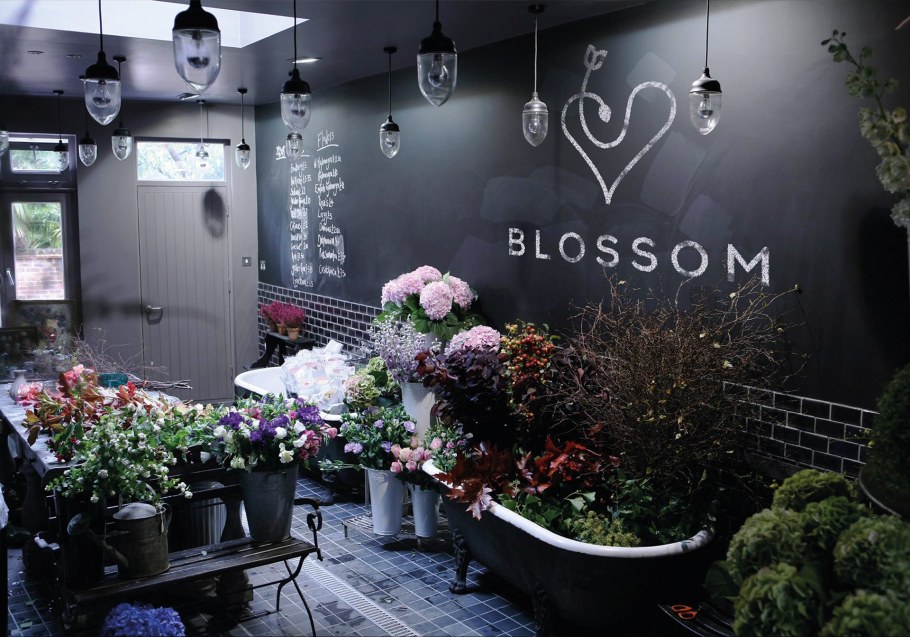 Цветочный магазин в стиле лофт