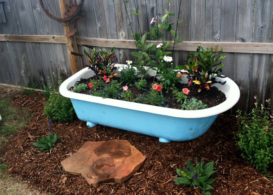 Ванна на дачном участке