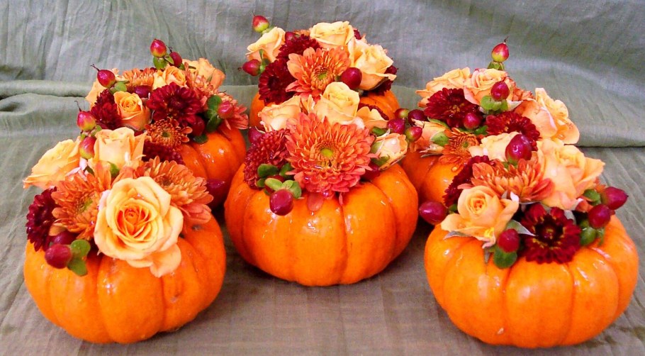 Экибана осенняя композиция