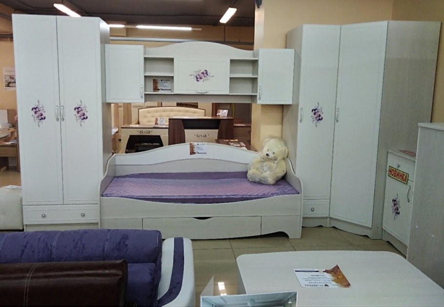 Комод Николь ясень/жемчужный