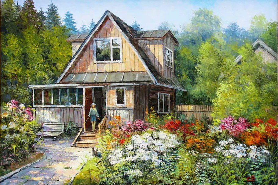 Художник Евгений Синев (1952 г.р.).