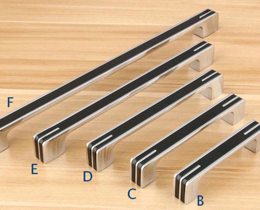 Ручка-скоба 128мм, отделка черный матовый 9.1342.0128.0252