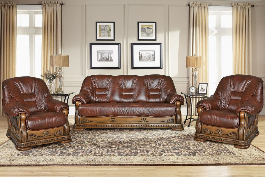 Шатура мебель диван и 2 кресла Лучано