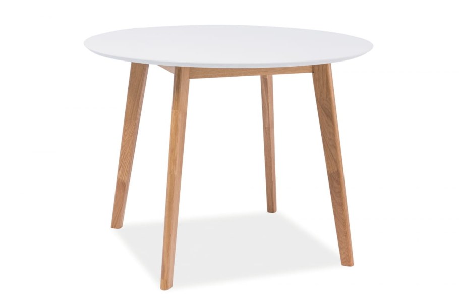 Стол обеденный Halmar Sandor раскладной белый 160-220/90/75