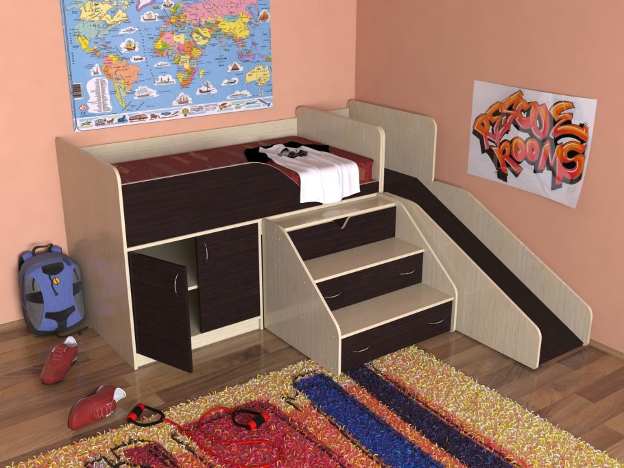 Кровать Кроха пирамида