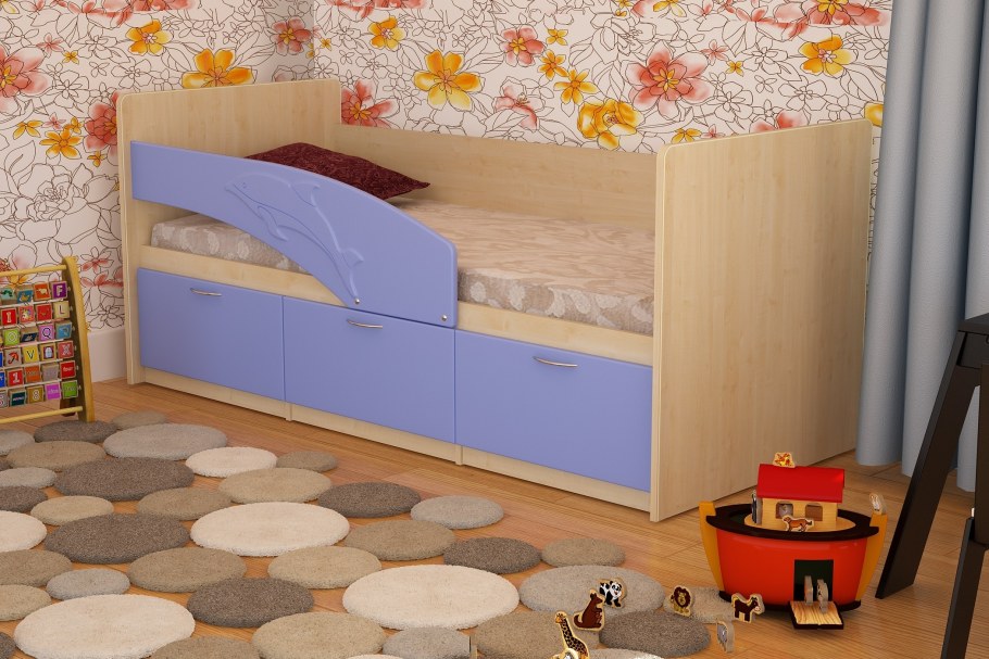 Детская кровать Дельфин 80х160