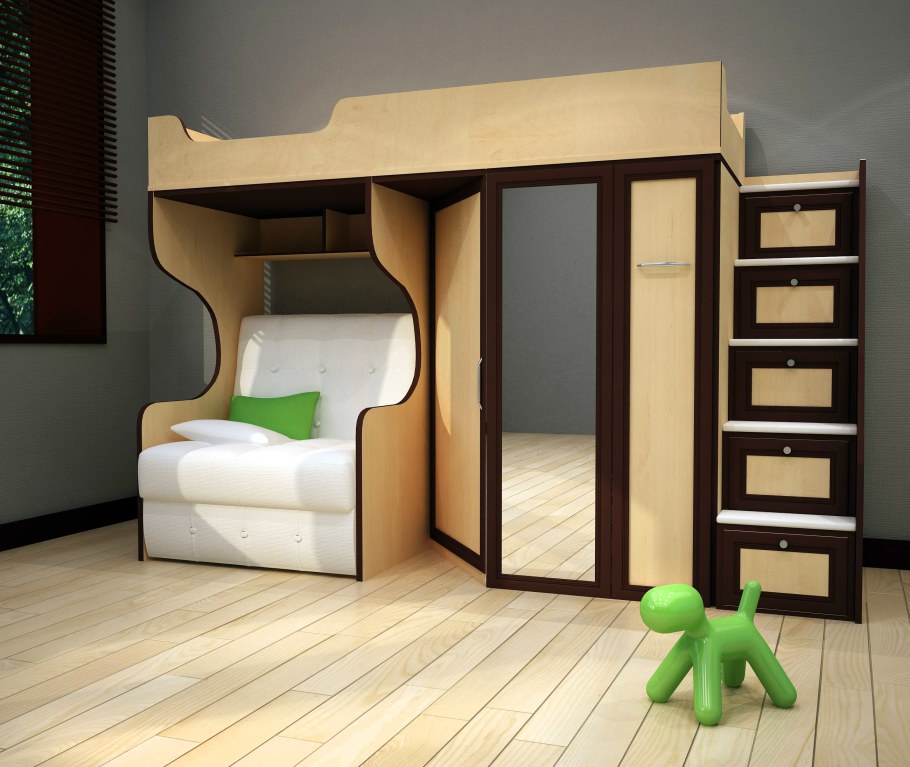 Кровать чердак Валенсия 1