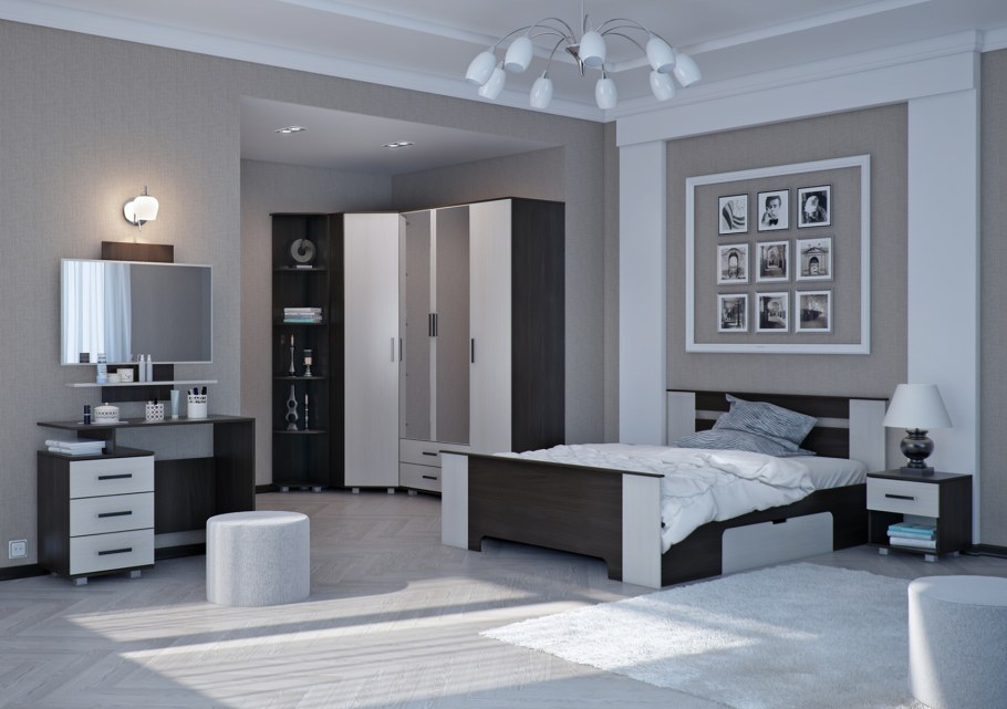 Кухня из Крашеного МДФ Vesta 1