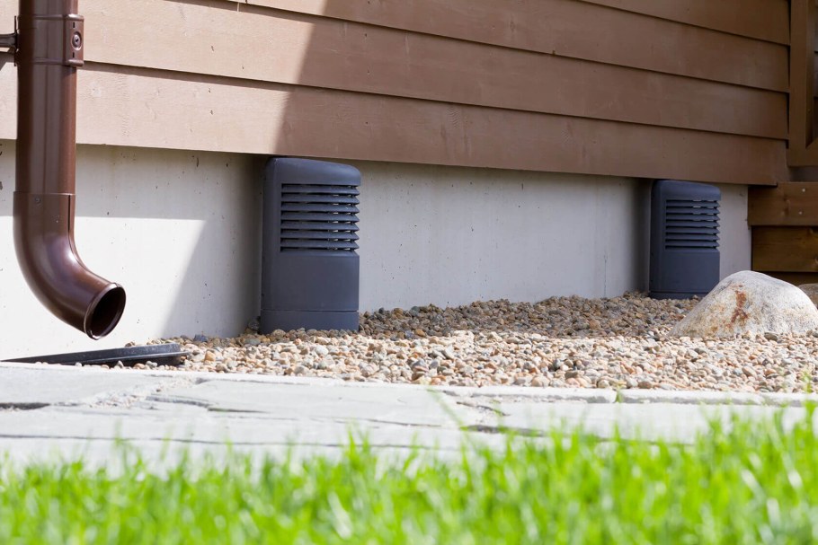 Вентиляционная решетка для продухов в фундаменте