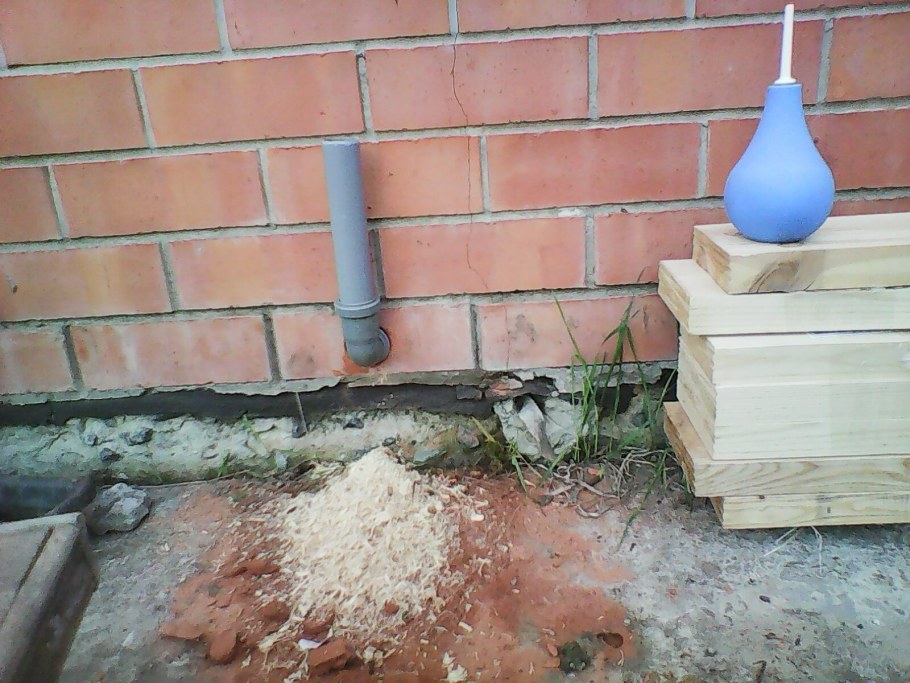 Схема расположения продухов в фундаменте