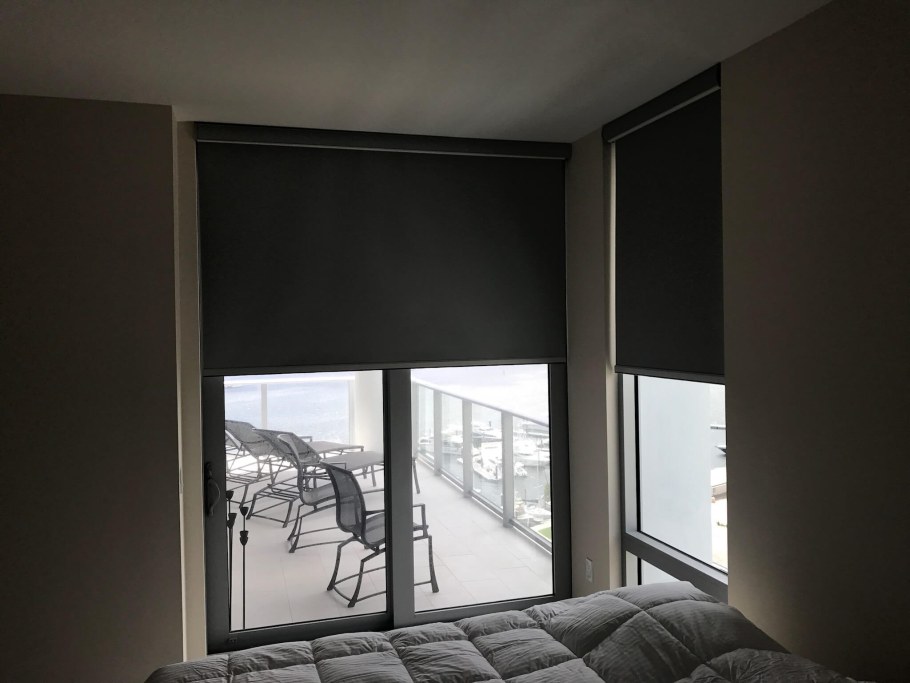 Шторы Blackout синие