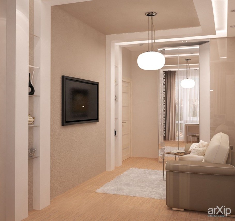 Спальня в кофейных тонах