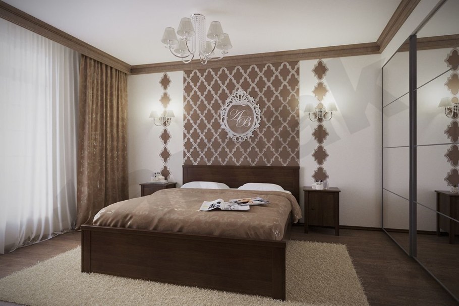 Спальня классика 12кв.м. 12 кв м