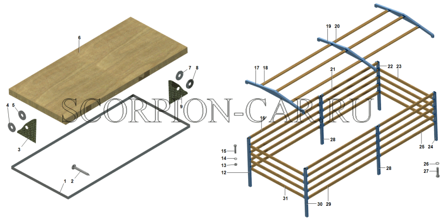 Схема утепления каркасной бани