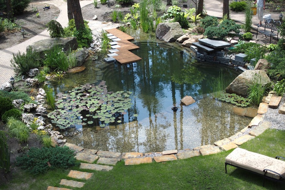 Ландшафтный сад нимфея парк Ангарск